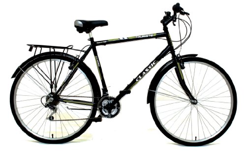 Classic Men's Touriste Commuter Bike - Black ( Wheel 700C, Frame 22 Inch)