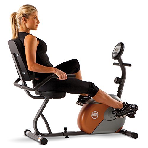 Marcy Start ME709 Recumbent Magnetic Exercise Bike, 17 Stone Capacity